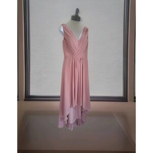 Vnaix Formal Dress 8 Dusty Rose Corset Lace Up Back Hi Lo Hem Prom Wedding